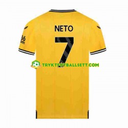 Herre Wolverhampton Wanderers drakt NETO 7 Hjemme 2023-2024 Korte Ermer Herre Wolverhampton Wanderers drakt NETO 7 Hjemme 2023-2024 Korte Ermer
