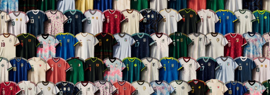 Adidas lanserer 25 landslagsdrakter for bortebane samtidig