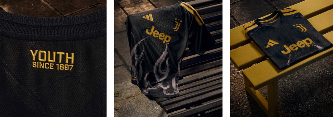 Flammemønstre definerer den nye Juventus tredjedrakten