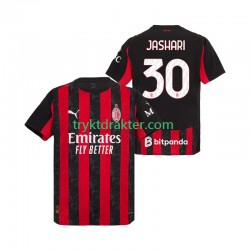 Herre AC Milan drakt Ardon Jashari 30 Hjemme 2025-2026 Korte Ermer