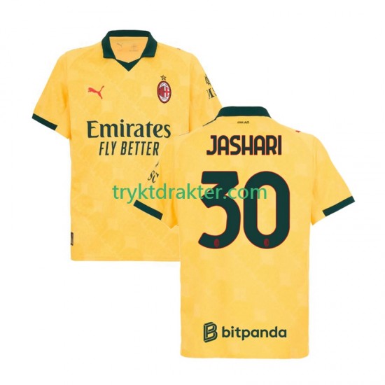 Herre AC Milan drakt Ardon Jashari 30 Tredje 2025-2026 Korte Ermer