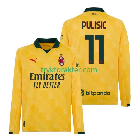 Herre AC Milan drakt Christian Pulisic 11 Tredje 2025-2026 Langermet