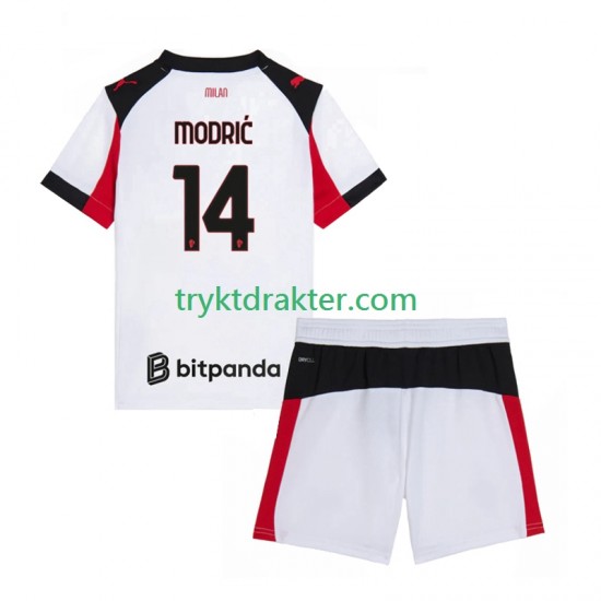Herre AC Milan drakt Modrić Luca 14 Borte 2025-2026 Korte Ermer