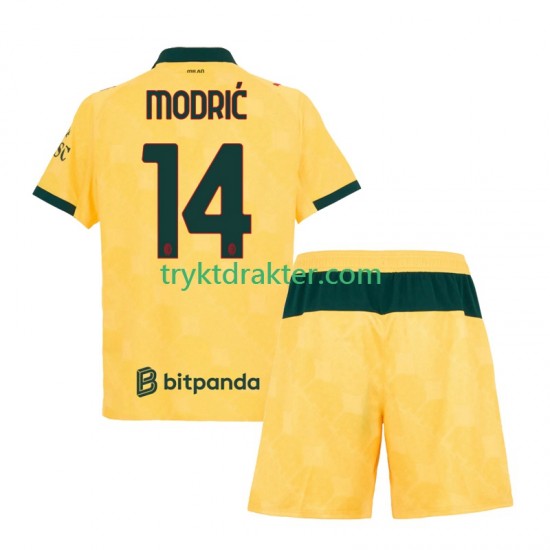 3-13 år Barn AC Milan drakt Modrić Luca 14 Tredje 2025-2026 Korte Ermer