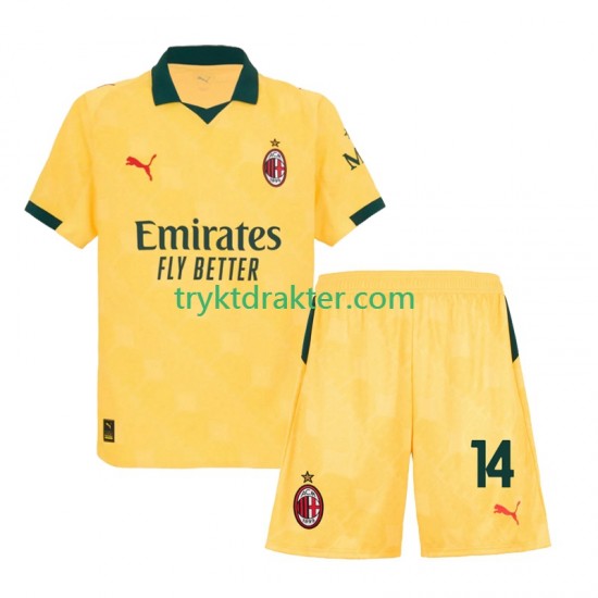 3-13 år Barn AC Milan drakt Modrić Luca 14 Tredje 2025-2026 Korte Ermer