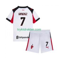 3-13 år Barn AC Milan drakt Santiago Gimenez 7 Borte 2025-2026 Korte Ermer 3-13 år Barn AC Milan drakt Santiago Gimenez 7 Borte 2025-2026 Korte Ermer