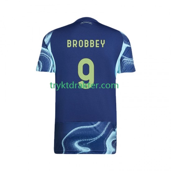 Herre AFC Ajax drakt Brian Brobbey 9 Borte 2025-2026 Korte Ermer