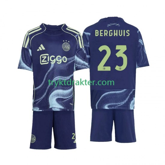 3-13 år Barn AFC Ajax drakt Steven Berghuis 23 Borte 2025-2026 Korte Ermer