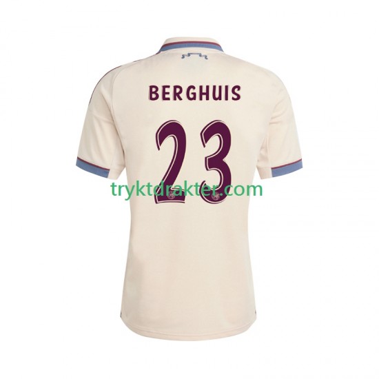 Herre AFC Ajax drakt Steven Berghuis 23 Tredje 2025-2026 Korte Ermer