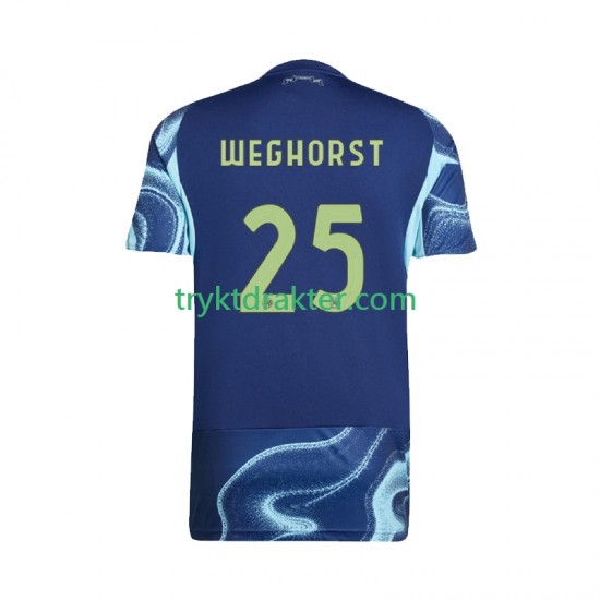 Herre AFC Ajax drakt Wout Weghorst 25 Borte 2025-2026 Korte Ermer