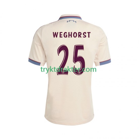 Herre AFC Ajax drakt Wout Weghorst 25 Tredje 2025-2026 Korte Ermer