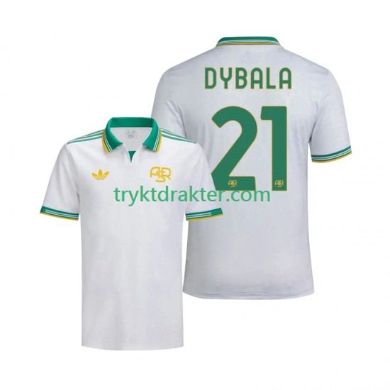 Herre AS Roma drakt Dybala 21 Tredje 2025-2026 Korte Ermer