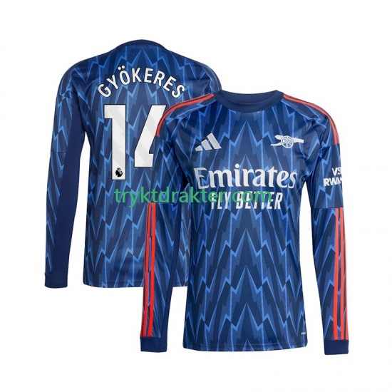 Herre Arsenal drakt Viktor Gyokeres 14 Borte 2025-2026 Langermet