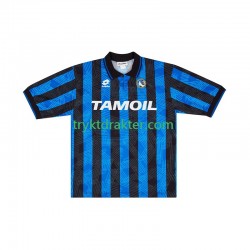 Herre Atalanta drakt 1991 Retro Hjemme Korte Ermer