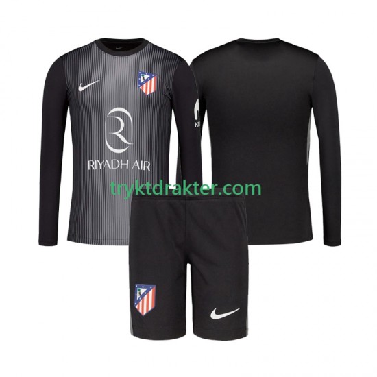 3-13 år Barn Keeper Atlético Madrid drakt Borte 2025-2026 Langermet