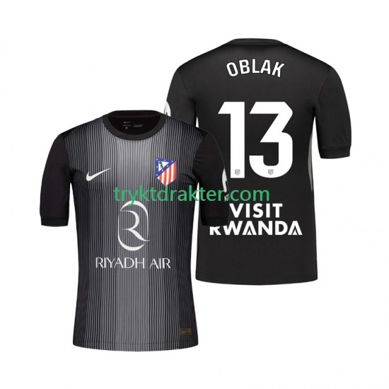 Herre Keeper Atlético Madrid drakt Jan Oblak 13 Borte 2025-2026 Korte Ermer