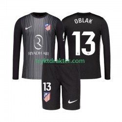 3-13 år Barn Keeper Atlético Madrid drakt Jan Oblak 13 Borte 2025-2026 Langermet 3-13 år Barn Keeper Atlético Madrid drakt Jan Oblak 13 Borte 2025-2026 Langermet