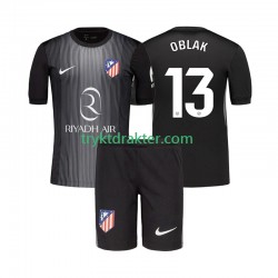 3-13 år Barn Keeper Atlético Madrid drakt Jan Oblak 13 Borte 2025-2026 Korte Ermer 3-13 år Barn Keeper Atlético Madrid drakt Jan Oblak 13 Borte 2025-2026 Korte Ermer
