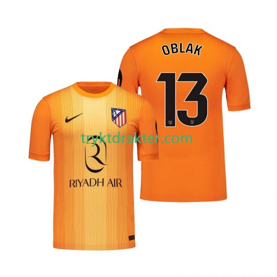 Herre Keeper Atlético Madrid drakt Jan Oblak 13 Tredje 2025-2026 Korte Ermer