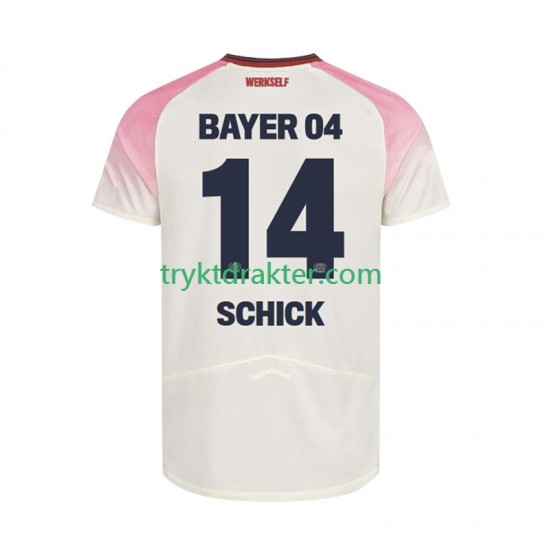 Herre Bayer 04 Leverkusen drakt Patrik Schick 14 Borte 2025-2026 Korte Ermer