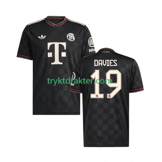 Herre FC Bayern München drakt Alphonso Davies 19 Tredje 2025-2026 Korte Ermer