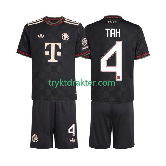 3-13 år Barn FC Bayern München drakt Jonathan Tah 4 Tredje 2025-2026 Korte Ermer