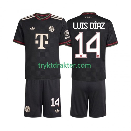 3-13 år Barn FC Bayern München drakt Luis Diaz 14 Tredje 2025-2026 Korte Ermer