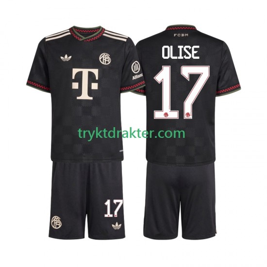 3-13 år Barn FC Bayern München drakt Michael Olise 17 Tredje 2025-2026 Korte Ermer