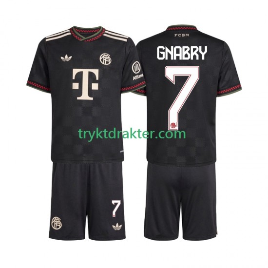 3-13 år Barn FC Bayern München drakt Serge Gnabry 7 Tredje 2025-2026 Korte Ermer