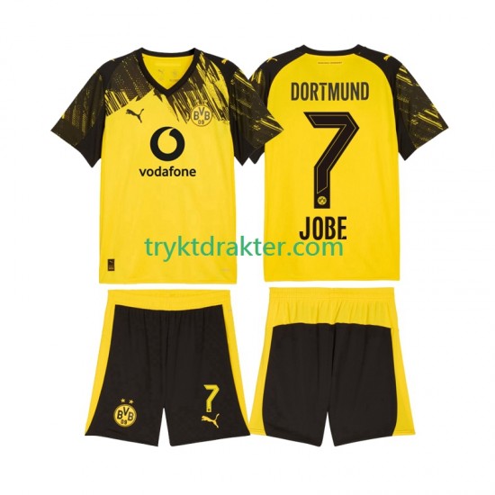 3-13 år Barn Borussia Dortmund drakt Jobe Bellingham 7 Hjemme 2025-2026 Korte Ermer