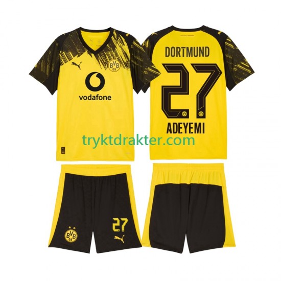 3-13 år Barn Borussia Dortmund drakt Karim Adeyemi 27 Hjemme 2025-2026 Korte Ermer