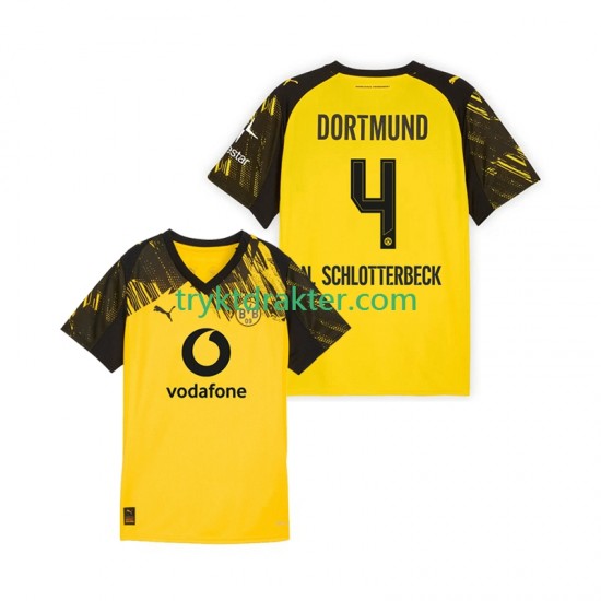 Herre Borussia Dortmund drakt Nico Schlotterbeck 4 Hjemme 2025-2026 Korte Ermer