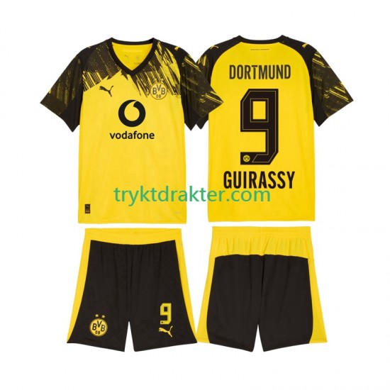 3-13 år Barn Borussia Dortmund drakt Serhou Guirassy 9 Hjemme 2025-2026 Korte Ermer