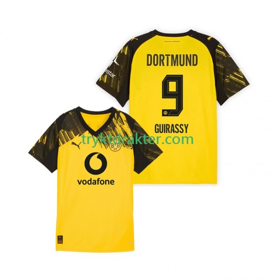 Herre Borussia Dortmund drakt Serhou Guirassy 9 Hjemme 2025-2026 Korte Ermer