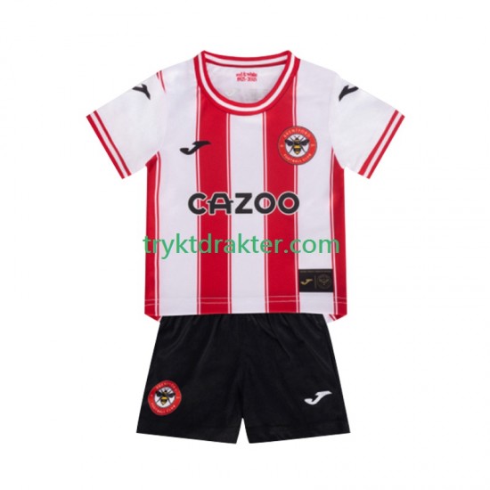 3-13 år Barn drakt Brentford Hjemme 2025-2026 Korte Ermer
