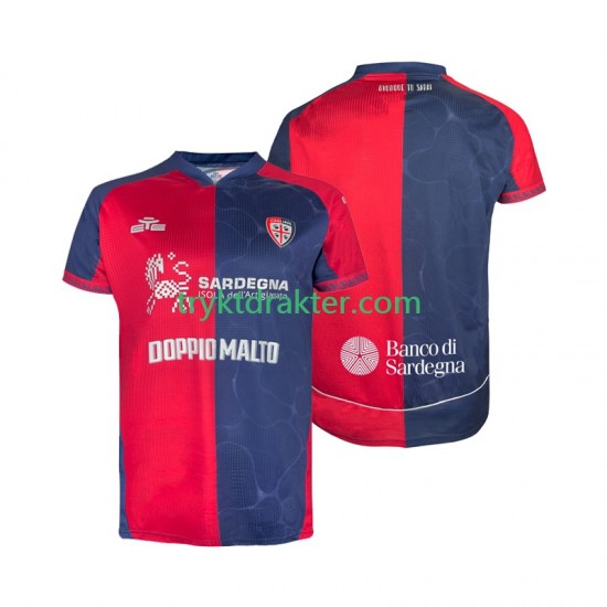 Herre Cagliari drakt Hjemme 2025-2026 Korte Ermer