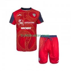 3-13 år Barn Cagliari drakt Special Hjemme 2025-2026 Korte Ermer 3-13 år Barn Cagliari drakt Special Hjemme 2025-2026 Korte Ermer