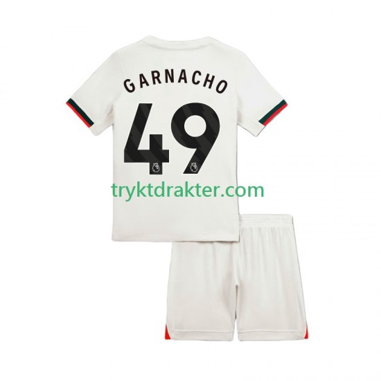 3-13 år Barn Chelsea drakt Alejandro Garnacho 49 Borte 2025-2026 Korte Ermer