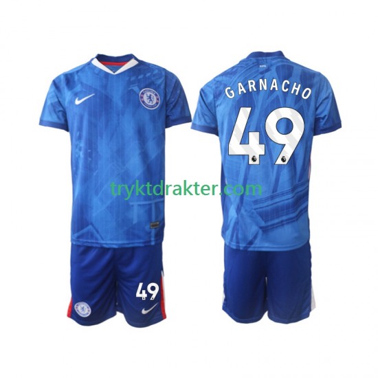 3-13 år Barn Chelsea drakt Alejandro Garnacho 49 Hjemme 2025-2026 Korte Ermer
