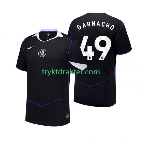 Herre Chelsea drakt Alejandro Garnacho 49 Tredje 2025-2026 Korte Ermer