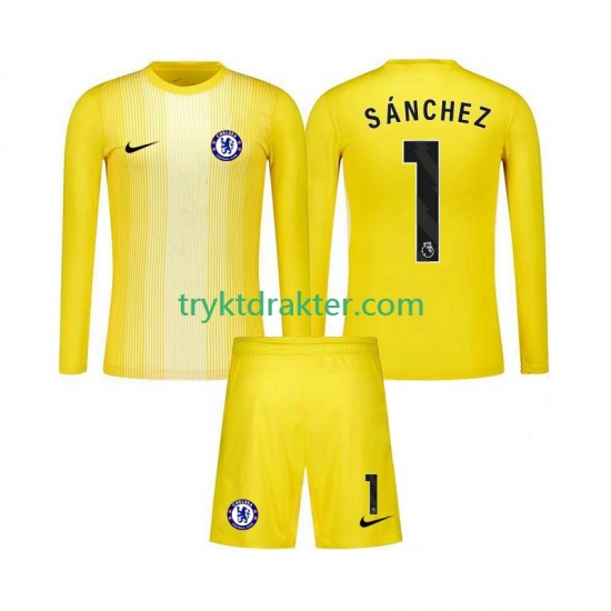 3-13 år Barn Keeper Chelsea drakt Robert Sanchez 1 Tredje 2025-2026 Langermet
