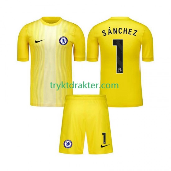 3-13 år Barn Keeper Chelsea drakt Robert Sanchez 1 Tredje 2025-2026 Korte Ermer