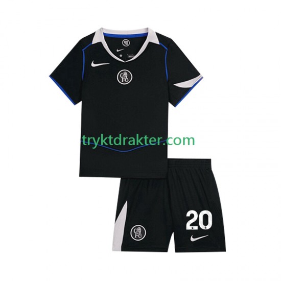 3-13 år Barn Chelsea drakt Joao Pedro 20 Tredje 2025-2026 Korte Ermer