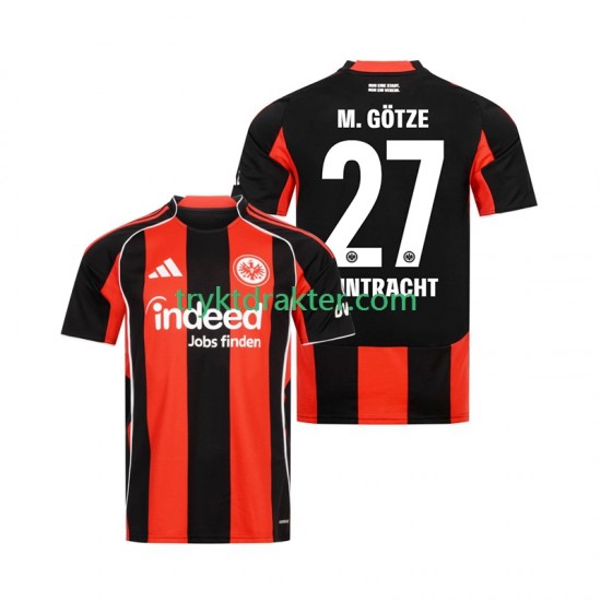 Herre Eintracht Frankfurt drakt Mario Gotze 27 Hjemme 2025-2026 Korte Ermer