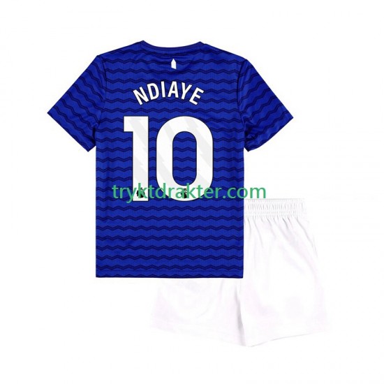 3-13 år Barn Everton drakt FC Ndiaye 10 Hjemme 2025-2026 Korte Ermer