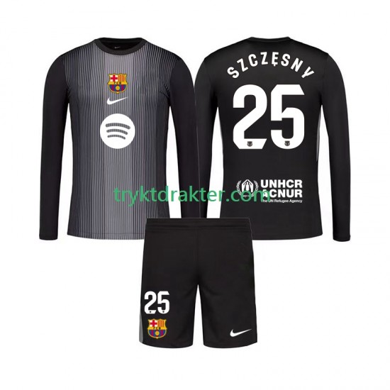 3-13 år Barn Keeper FC Barcelona drakt Szczesny 25 Tredje 2025-2026 Langermet