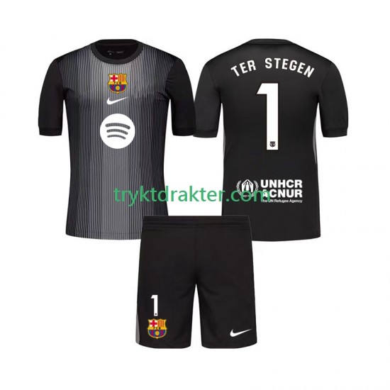 3-13 år Barn Keeper FC Barcelona drakt Ter Stegen 1 Tredje 2025-2026 Korte Ermer