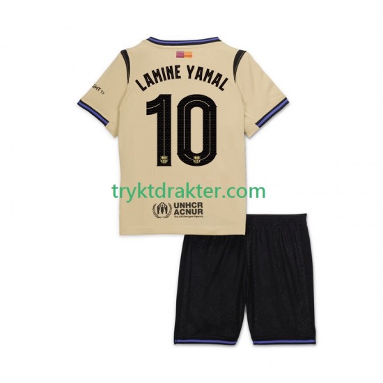 3-13 år Barn FC Barcelona drakt Lamine Yamal 10 UCL Borte 2025-2026 Korte Ermer