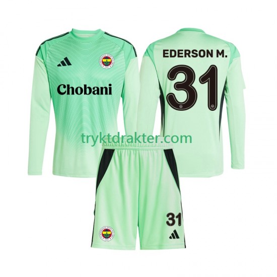 3-13 år Barn Keeper drakt Fenerbahce Ederson Moraes 31 Borte 2025-2026 Langermet