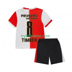 3-13 år Barn Feyenoord Rotterdam drakt Quinten Timber 8 Hjemme 2025-2026 Korte Ermer 3-13 år Barn Feyenoord Rotterdam drakt Quinten Timber 8 Hjemme 2025-2026 Korte Ermer